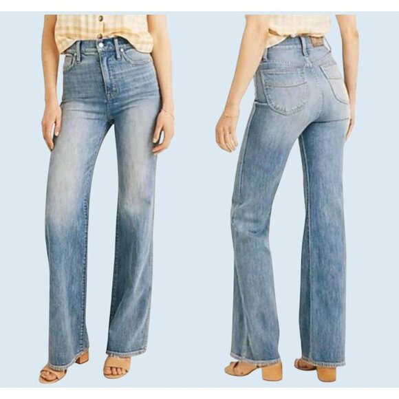 MADEWELL 11" High Rise Flare Retro Jeans Size 24 - Picture 1 of 8